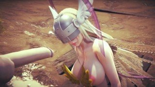 数码宝贝天女兽深喉口交 无尽诱惑模仿秀
