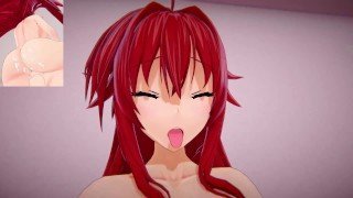 【DxD】第一视角：角质里亚斯骑乘你的大鸡巴，浪叫冲击！