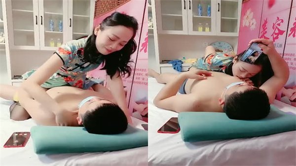 按摩店偷情人妻女技师 精油揉捏变床上激情 饥渴少妇主动骑乘浪叫