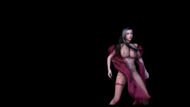 MMDLISA-SENORITA 未审查！3D巨乳骚女狂野淫舞，肉欲勾引极致高潮！