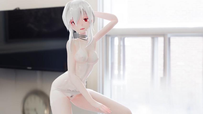 MMD巨乳Hakulalalay淫荡深喉，狂吞硬屌口爆射满嘴