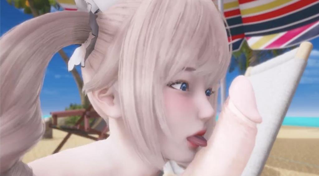 甜心选择2：原神芭芭拉MMD巨乳遭爆操，被内射调教成淫荡肉便器