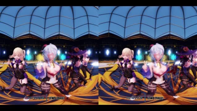 [无码4K] 原神全员淫乱集体舞 爆操内射福利
