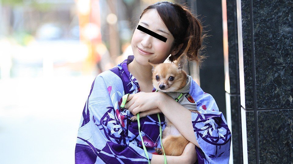 10musume-082423_01 遛狗艳遇！成功搭讪浴衣爱犬美人佐佐木玲 湿身激情碰撞